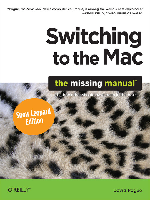 Title details for Switching to the Mac by David Pogue - Available